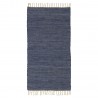 tapis chambre coton bleu marine fonce ib laursen