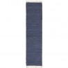 tapis long de couloir bleu marine coton ib laursen