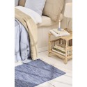 tapis long de couloir bleu marine coton ib laursen