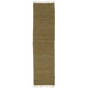 tapis long couloir vert kaki coton ib laursen