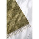 tapis long couloir vert kaki coton ib laursen