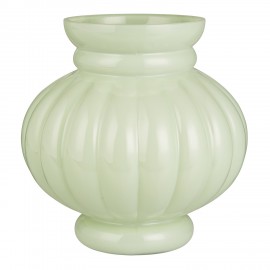 vase verre rond vert clair ib laursen