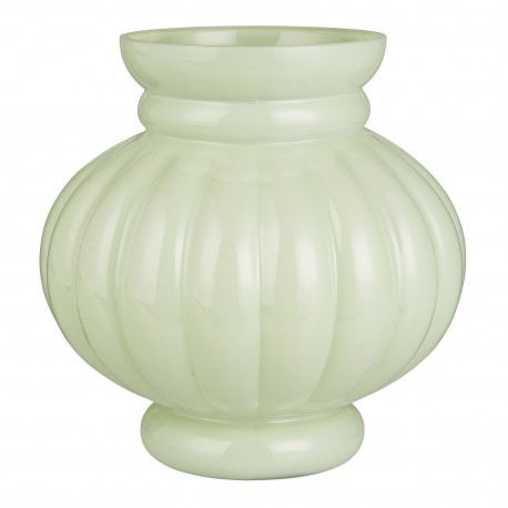 vase verre rond vert clair ib laursen