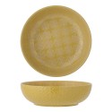 bol ceramique fleurs gravees jaune bloomingville marsala
