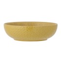 bol ceramique fleurs gravees jaune bloomingville marsala