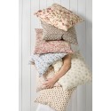 housse de coussin floral orange bleu coton ib laursen