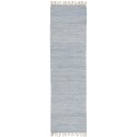 tapis de couloir bleu clair pastel coton ib laursen