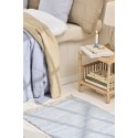 tapis de couloir bleu clair pastel coton ib laursen