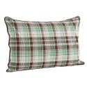 housse de coussin floral vert coton rectangulaire madam stoltz