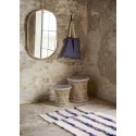 tapis de chambre raye tufte mauve coton madam stoltz