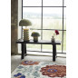 tapis chambre motif floral coton tufte rouge madam stoltz