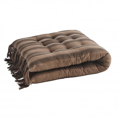matelas d assise banquette franges coton rose fonce madam stoltz