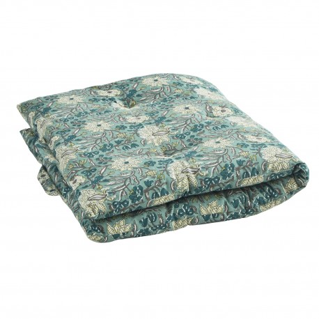matelas d assise banquette vert floral boheme madam stoltz