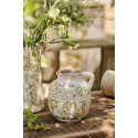 vase ceramique vintage imprime floral vert ib laursen