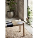banc bois assise tisse coton madam stoltz