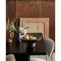 corbeille a fruits bois de manguier design sculpturale nordal vitello