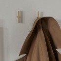 patere murale epure minimaliste design metal dore laiton nordal