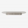petite etagere murale fine feuille de metal argent chrome nordal fanoe