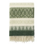 couverture en laine suedoise classique vert klippan freja