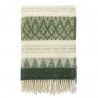 couverture en laine suedoise classique vert klippan freja