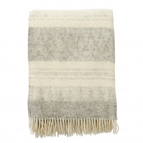 plaid laine classique gris klippan freja