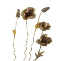 fleur artificielle coquelicot marron bloomingville poppy