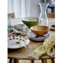 bol gres marron peint main bloomingville heikki
