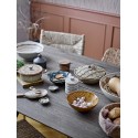 bol gres marron peint main bloomingville heikki