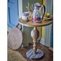 pichet floral gres fleurs peint bloomingville florist