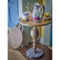 pichet floral gres fleurs peint bloomingville florist