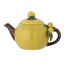 theiere gres jaune citrons bloomingville limone