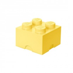 Boîle lego rangement jaune cool 4 plots M