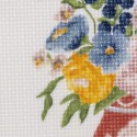 assiette vintage gres floral rose bloomingville dorothy