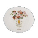 assiette vintage gres embosse floral bloomingville dorothy