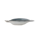 bol forme de poisson bleu gres emaille bloomingville mei