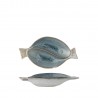 bol forme de poisson bleu gres emaille bloomingville mei