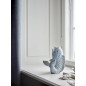 vase poisson bleu gres bloomingville hiro