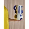 vase design bleu gres bloomingville graphica