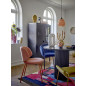vase design bleu gres bloomingville graphica