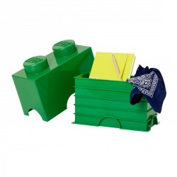 Lego Aufbewahrungsbox 2 Noppen grün