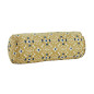 coussin traversin decoratif coton imprime jaune madam stoltz