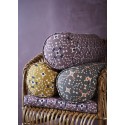 coussin traversin decoratif coton imprime jaune madam stoltz