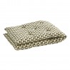 long coussin d assise banc coton imprime floral vert madam stoltz