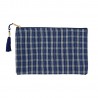 pochette de toilette maquillage coton imprime carreaux madam stoltz
