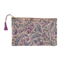 pochette coton matelasse imprime floral rose madam stoltz