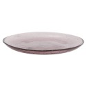 petite assiette verre bulle mauve rose madam stoltz