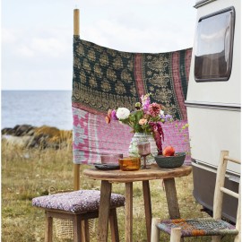 petite assiette verre bulle mauve rose madam stoltz