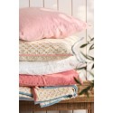 grande housse de coussin coton motif jaune moutarde liseret ib laursen