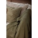 grande housse de coussin velours vert olive 50 x 70 cm ib laursen