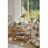 housse coussin crochet vert floral coton ib laursen